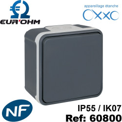 Interrupteur étanche IP55 plexo de type Va et vient SAILLIE OXXO Eurohm Eur'Ohm Interrupteur étanche IP55 plexo de type Va et vient SAILLIE OXXO Eurohm Eur'Ohm