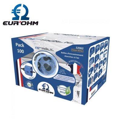 Boîte cloison sèche à encastrer XL AIRMETIC - 40 à 60mm de profondeur EUR'OHM