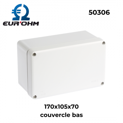 Boîte de dérivation étanche IP55 - 960° - face lisse EUR'OHM
