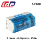 Répartiteur bipolaire 100A ou 125A - 6 à 14 départs IDE