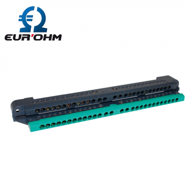 Bornier triphasé complet IP2X pour coffret étanche EUR'OHM