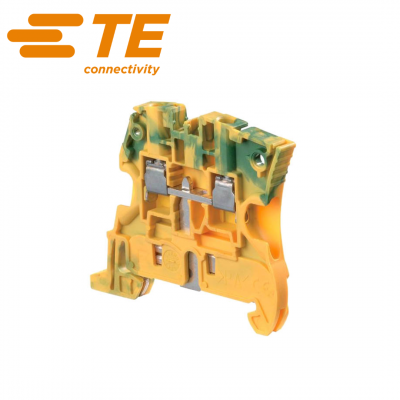 Borne de jonction vert/jaune ZS4 à vis 4mm² TE CONNECTIVITY