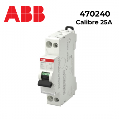 Disjoncteur Phase Neutre 4,5kA Courbe C - 2A à 40A ABB