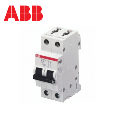 Disjoncteur bipolaire 10kA - Courbe C/D - 2A à 63A ABB