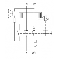 Disjoncteurs différentiels 1P+N 300mA type A 10kA ABB