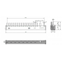 Peigne bipolaire 2P pour interrupteur différentiel - 63A -10mm² ABB