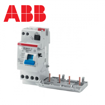 Bloc différentiel tétrapolaire - 30mA - Type AC - 2/4 modules - 40/60A ABB