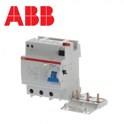 Bloc différentiel triphasé - 300mA - Type AC - 2/4 modules - 40/63A ABB