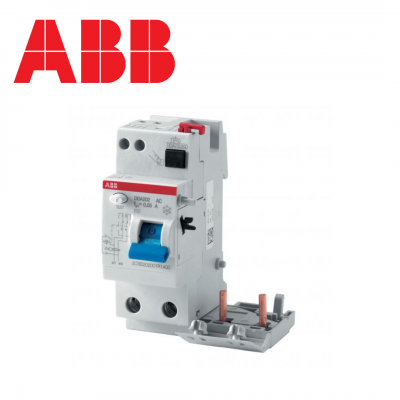 Bloc différentiel bipolaire - 30mA - Type AC - 2 modules - 25A ABB