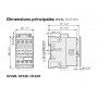 Contacteur auxiliaire tétrapolaire - 24V, 230V ou 380V ABB
