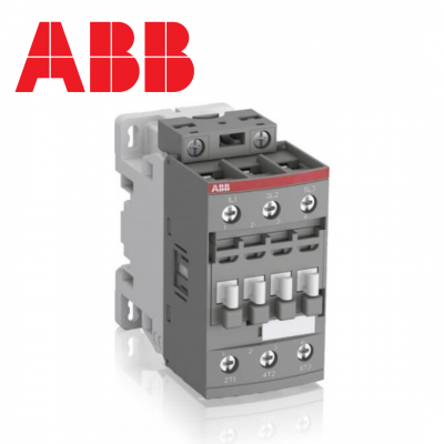 Contacteur tripolaire 1NO + 1NF - 32A à 40A - 24V à 400V ABB
