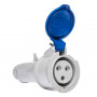 Prise mobile femelle P17 CEE 2P+T 32A étanche IP44 ou IP67 IDE