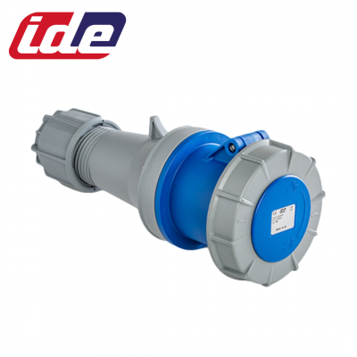 Prise mobile femelle 2P+T 63A IP67 avec ou sans contact pilote IDE