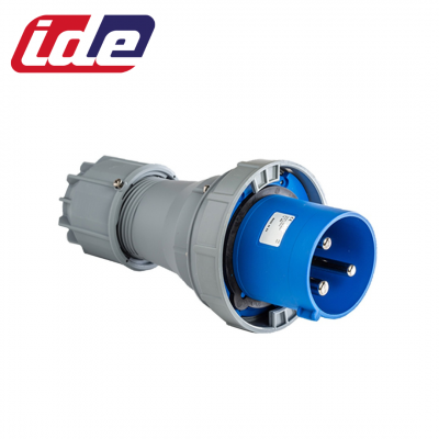 Prise mâle 2P+T 125A étanche IP67 IDE