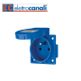 Prise française 2P+T 16A étanche IP54 à encastrer sur coffret ELETTROCANALI