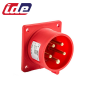 Prise mâle 3P+N+T 16A étanche IP44 ou IP67 à encastrer sur coffret IDE