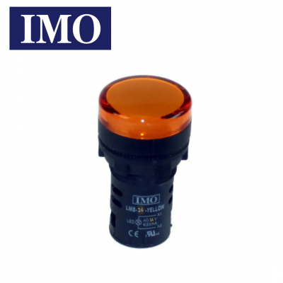 Voyant lumineux à LED 24V AC/DC étanche IP65 IMO