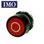 Bouton poussoir rouge d'arrêt - symbole O - étanche IP65 IMO
