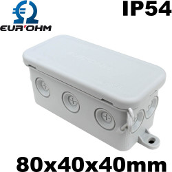 Mini Boite de dérivation étanche IP54 pour luminaire Eur'Ohm Mini Boite de dérivation étanche IP54 pour luminaire Eur'Ohm