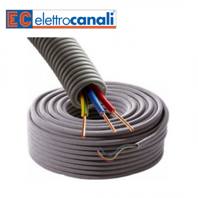 Gaine ICTA préfilée ⌀20mm 5G1,5mm² ELETTROCANALI