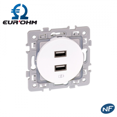 Boîtier Chargeur 8 Piles AA Avec Sortie USB Et Interrupteur
