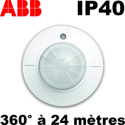 DETECTEUR DE PRESENCE 360° encastré ou saillie longue portée SPECIAL COULOIR ABB DETECTEUR DE PRESENCE 360° encastré ou saillie longue portée SPECIAL COULOIR ABB