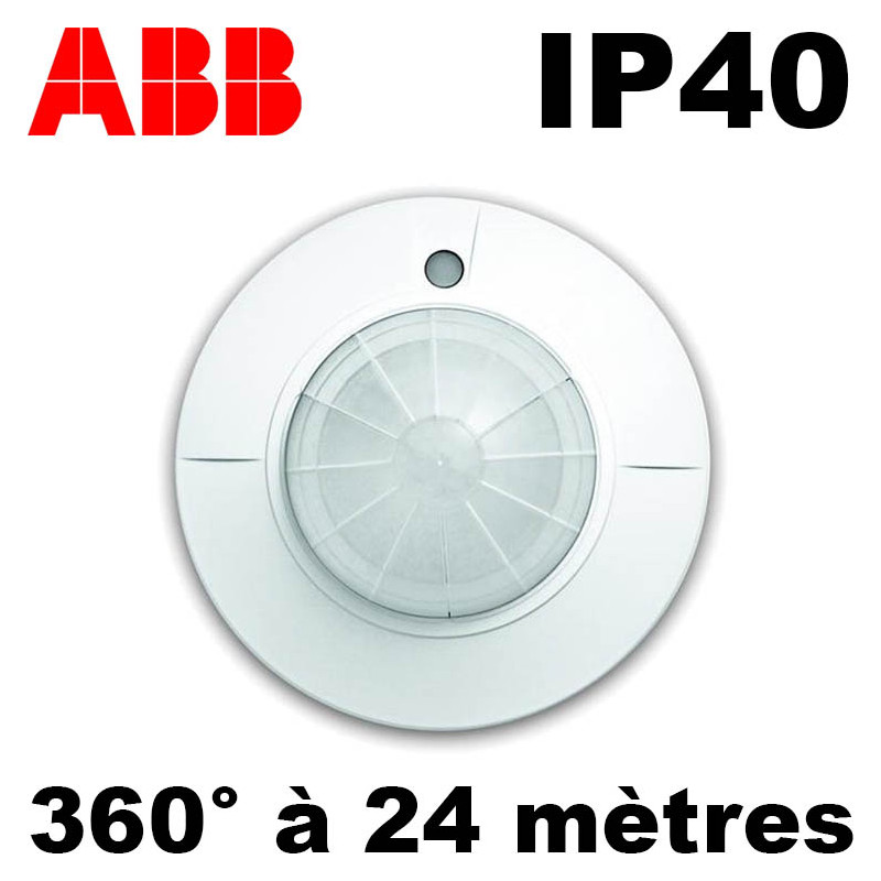 DETECTEUR DE PRESENCE 360° encastré ou saillie longue portée SPECIAL COULOIR ABB DETECTEUR DE PRESENCE 360° encastré ou saillie longue portée SPECIAL COULOIR ABB