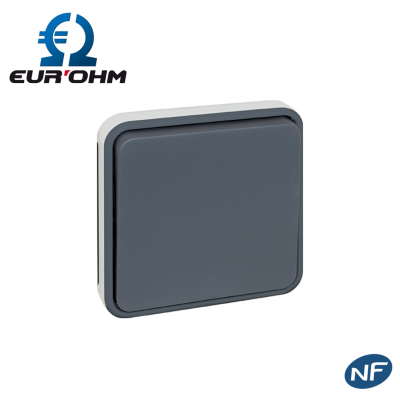Interrupteur étanche va-et-vient composable encastrable IP55 EUR'OHM