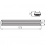Réglette LED MAH PLUS 2x58W avec 2 tubes T8 24W étanche IP65 KANLUX