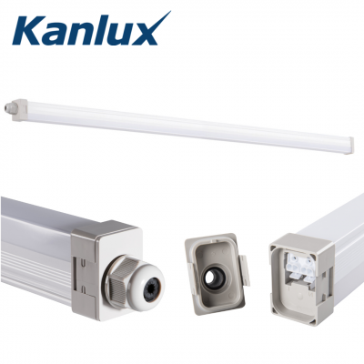 Réglette LED TP SLIM 40 ou 50W 4400 ou 5500lm étanche IP65 KANLUX