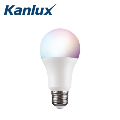 Ampoule LED E27 connectée 9W 806lm RGB programmable via application mobile KANLUX