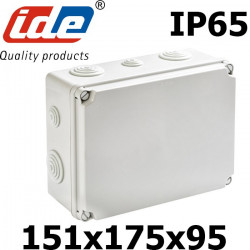 Boite de dérivation étanche IP65 (ou IP54) avec passes fils coniques IDE