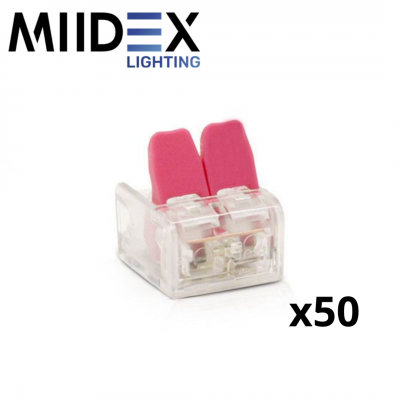 Bornes automatiques à levier pour fils souples 2 à 5 entrées MIIDEX LIGHTING