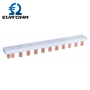 Peigne horizontal 1P+N pour interrupteur différentiel 40A et 63A EUR'OHM