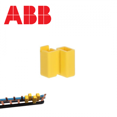 Capuchons jaunes pour peigne d'alimentation x5 ABB