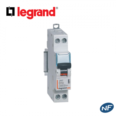 Disjoncteur Phase Neutre - 4,5kA - Courbe D - 10A à 25A LEGRAND
