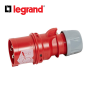 Prise mâle inverseur de phase 3P+T 32A étanche IP44 LEGRAND