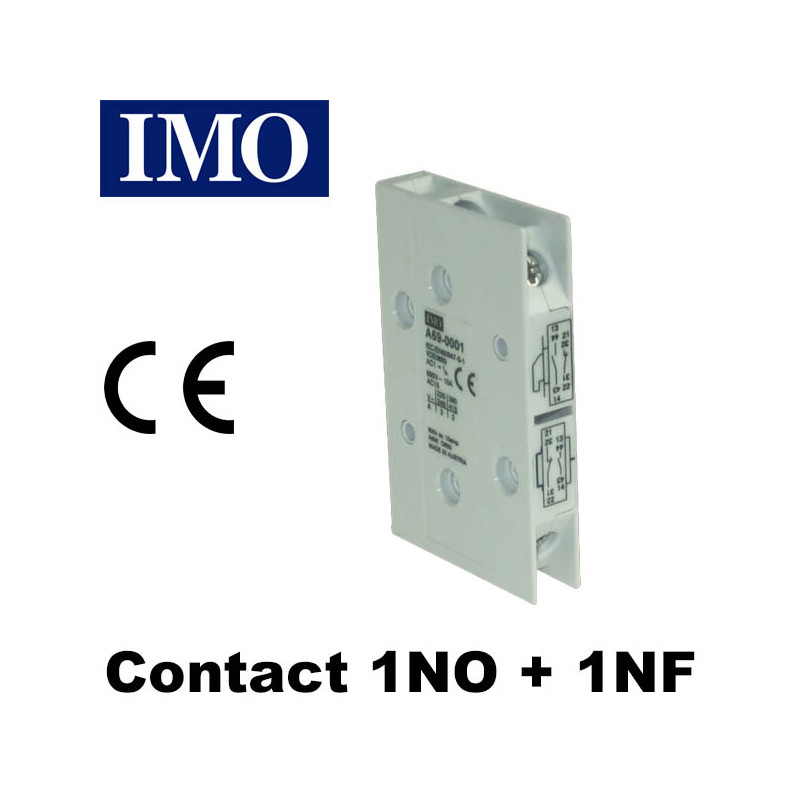 Contact auxiliaire 1NO+1NF pour sectionneur et inter de proximité série 69 - IMO