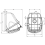 Socle de prise femelle 2P+T 32A étanche IP44 ou IP67 IDE