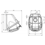 Socle de prise femelle 2P+T 16A étanche IP44 IDE