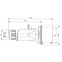Prise mâle 3P+T 16A étanche IP44 ou IP67 IDE