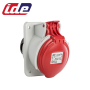 Prise femelle 3P+T 16A étanche IP44 ou IP67 à encastrer sur coffret IDE