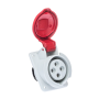 Prise femelle 3P+T 16A étanche IP44 ou IP67 à encastrer sur coffret IDE