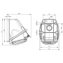 Socle de prise femelle 3P+T 16A étanche IP44 ou IP67 IDE