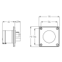 Prise mâle 3P+T 16A étanche IP44 ou IP67 à encastrer sur coffret IDE
