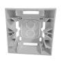 Cadre saillie pour appareillage blanc 1 ou 2 postes SQUARE EUR'OHM