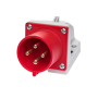 Socle de prise mâle 3P+T 32A étanche IP44 ou IP67 IDE