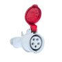Prise femelle 3P+N+T 16A étanche IP44 ou IP67 IDE