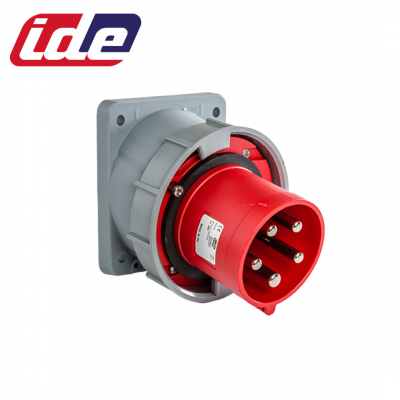 Prise mâle 3P+N+T 63A étanche IP67 à encastrer sur coffret IDE