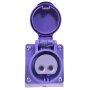 Socle de prise femelle très basse tension 2P 16A étanche IP44 IDE